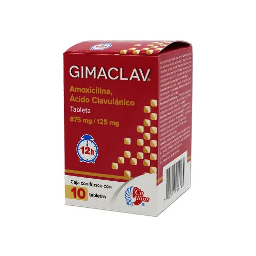 Gimaclav 875/125 Mg Tab 10